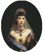 Konstantin Makovsky Portrait of Maria Fyodorovna France oil painting artist